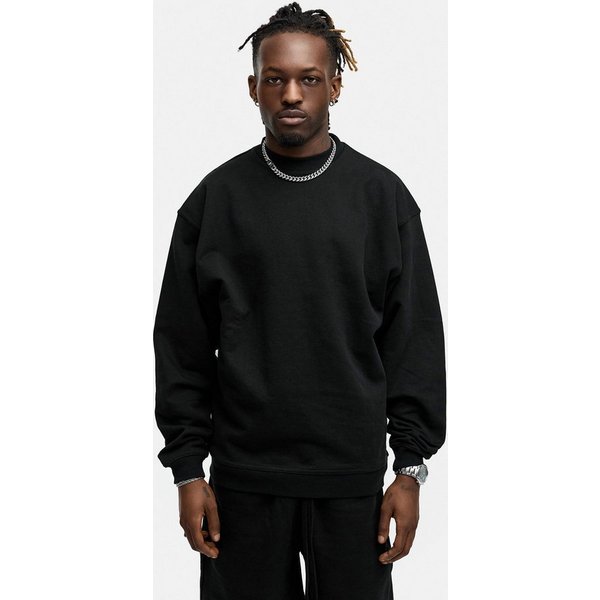 BEHYPE STUDIOS Sweatshirt IM OVERSIZE FIT, CREW-NECK PULLOVER Herren lockerer Rundhals Sweater