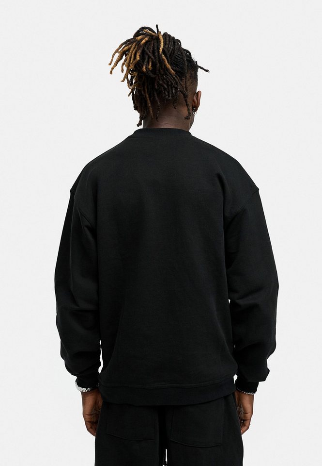 BEHYPE STUDIOS Sweatshirt IM OVERSIZE FIT, CREW-NECK PULLOVER Herren lockerer Rundhals Sweater – Bild 5 von 5