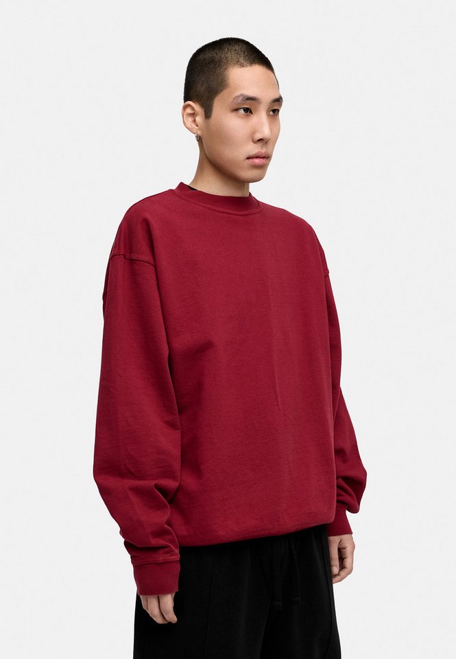 BEHYPE STUDIOS Sweatshirt IM OVERSIZE FIT, CREW-NECK PULLOVER Herren lockerer Rundhals Sweater – Bild 4 von 5