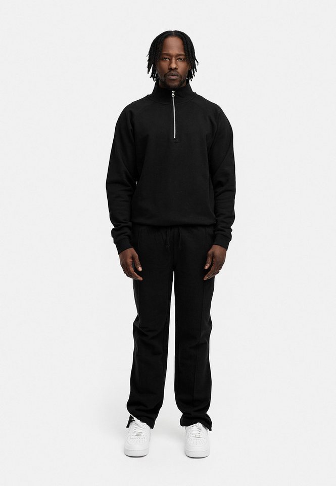 BEHYPE STUDIOS Sweatshirt IM OVERSIZE FIT, HALF-ZIP Herren lockerer Sweater mit Stehkragen – Bild 3 von 5