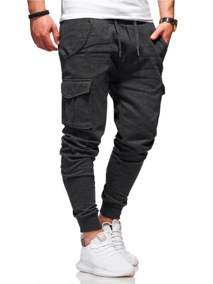 behype Sweathose Combat mit modernen Cargo-Taschen – Bild 2 von 4