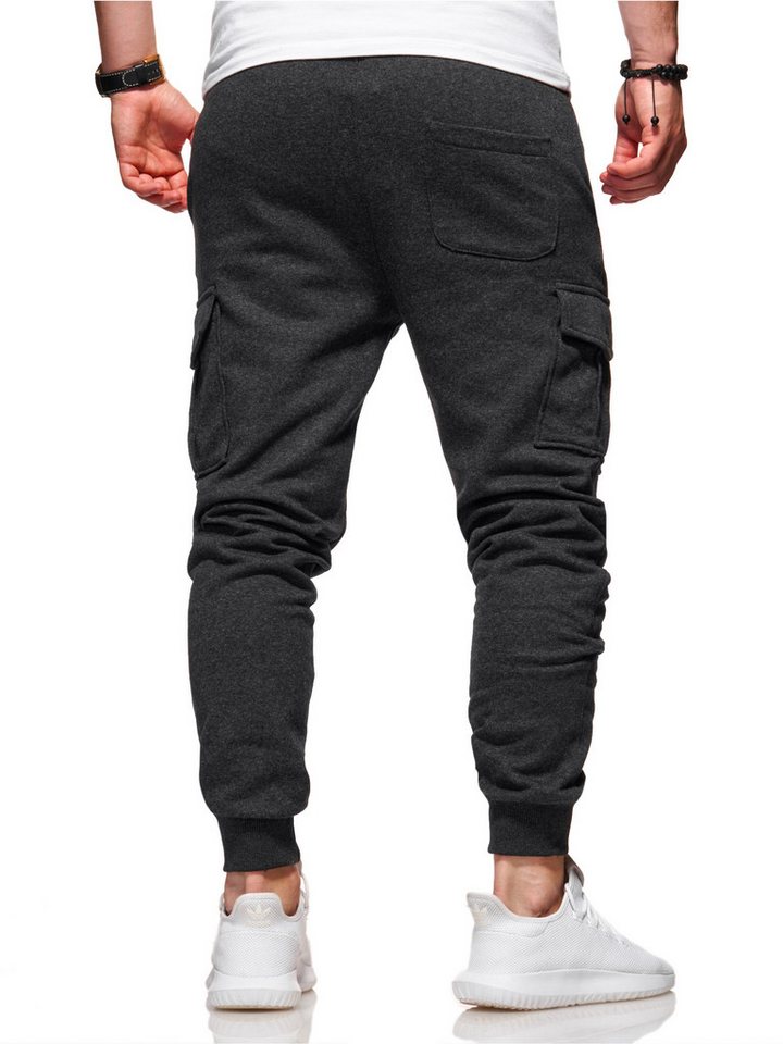 behype Sweathose Combat mit modernen Cargo-Taschen – Bild 3 von 4