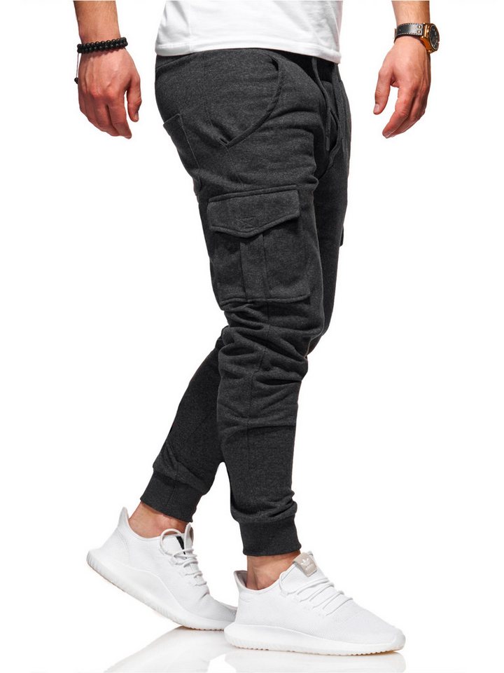 behype Sweathose Combat mit modernen Cargo-Taschen – Bild 4 von 4