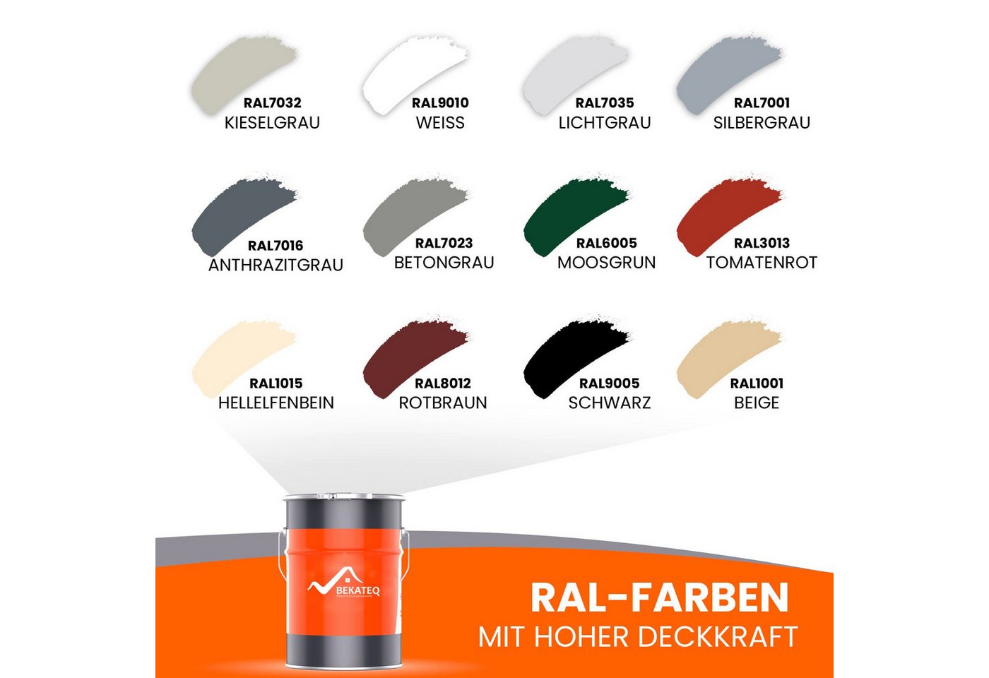 BEKATEQ Dachfarbe BE-510 Dachfarbe Sockelfarbe – Bild 5 von 5