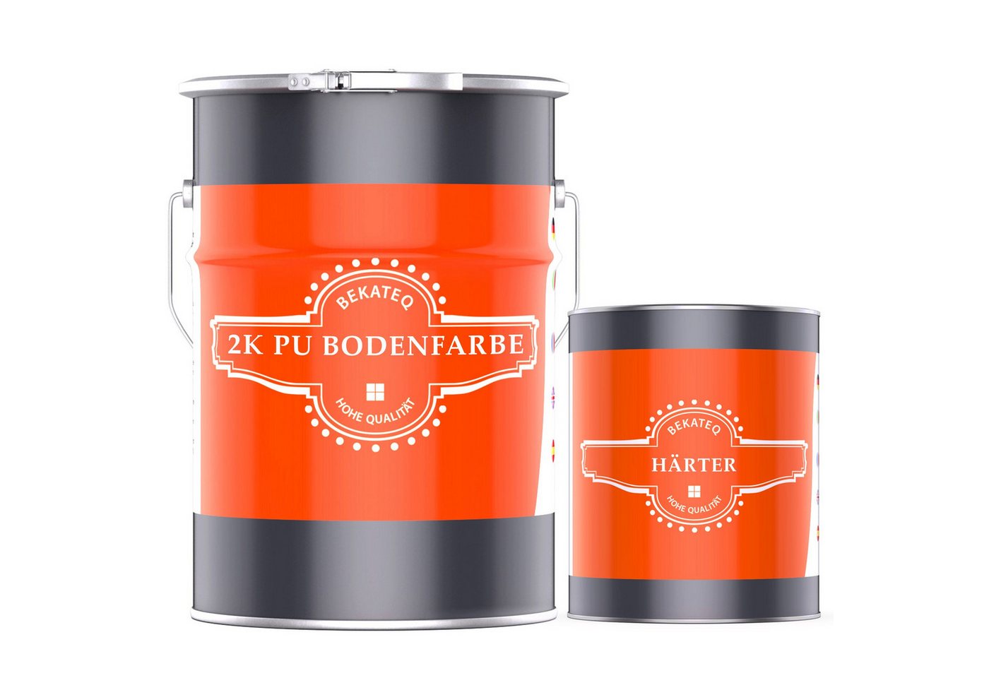 BEKATEQ Harzfarbe LS-740 2K PU Bodenfarbe, UV-feste Beschichtung für Innen und Außen – Bild 2 von 5