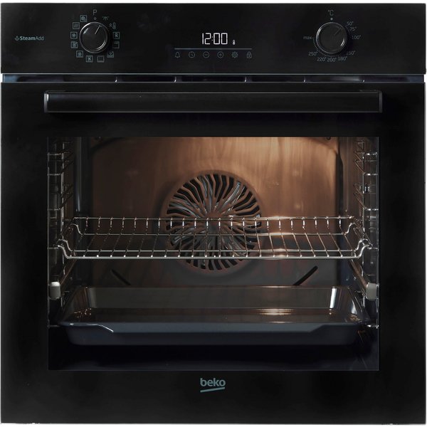 BEKO Backofen b300 BBIS17300BCS, mit 1-fach-Teleskopauszug, katalytische Reinigung, Dampf für knusprige Kruste & fluffiges Inneres dank SteamAdd