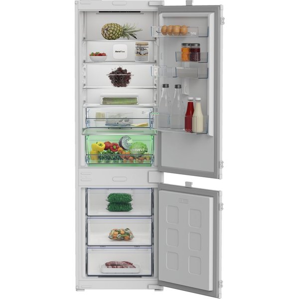 BEKO Einbaukühlgefrierkombination B7BCNA296HS, 177,5 cm hoch, 54 cm breit, Große Kapazität und HarvestFresh für Frische, die bleibt