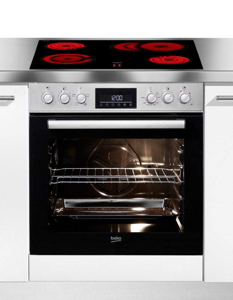 BEKO Elektro-Herd-Set BBUC1132T0X, Hydrolyse, Klassisches Herd-Set mit komfortabler Backofenfunktion – Bild 2 von 5