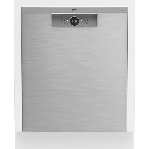 BEKO Unterbaugeschirrspüler BDUN36451X, 9,5 l, 14 Maßgedecke, TrayWash – Intensivreinigung für 3 Backbleche in einem Durchgang