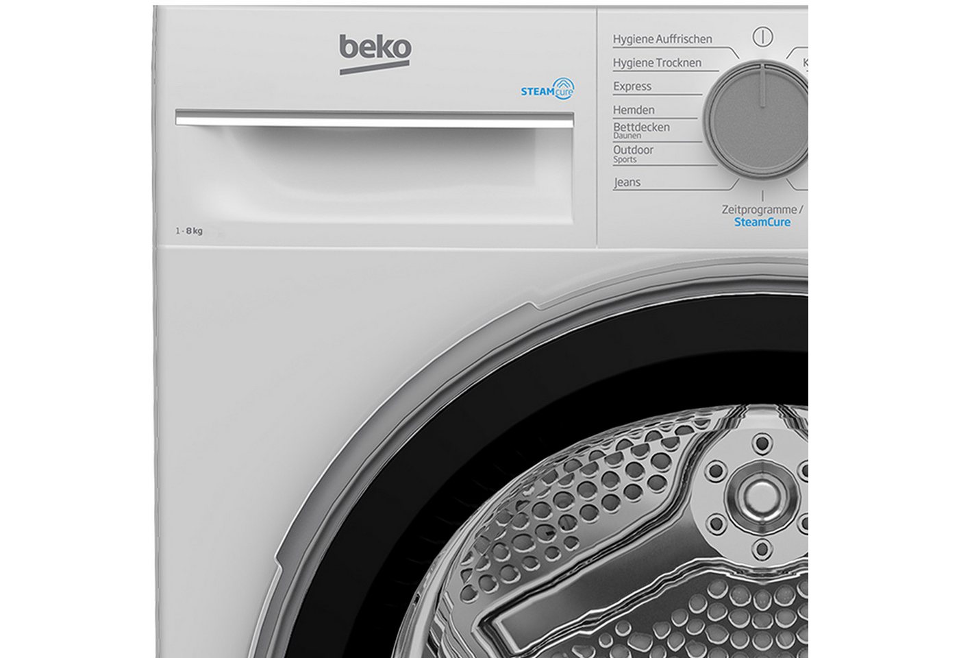 BEKO Wärmepumpentrockner B3T22491, Pro Smart Inverter Motor, Dampffunktion, Aquawave Schontrommel – Bild 5 von 5