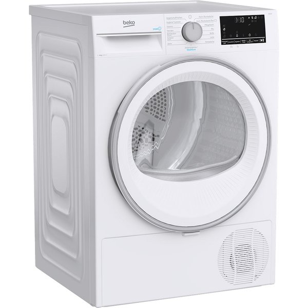 BEKO Wärmepumpentrockner B3T32491, Knitterschutz, Hygienic Refresh, Dampffunktion
