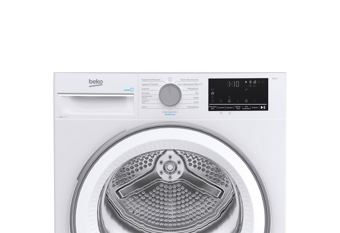 BEKO Wärmepumpentrockner B3T32491, Knitterschutz, Hygienic Refresh, Dampffunktion – Bild 5 von 5