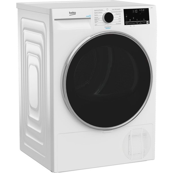 BEKO Wärmepumpentrockner B3T42249S, SteamCure-Dampffunktion für schonende Pflege und Frische