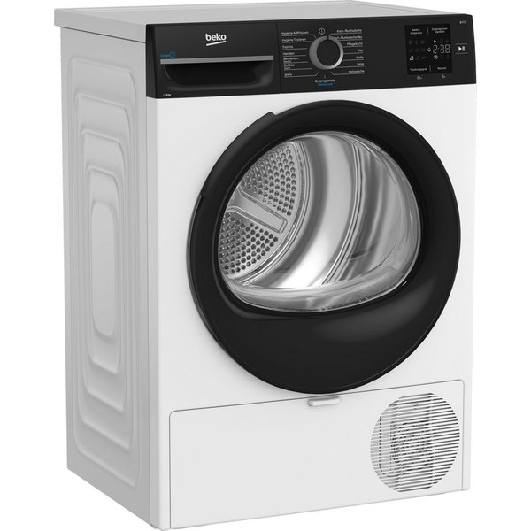 BEKO Wärmepumpentrockner BM3T38240W, AquaWave Schontrommel & 8 kg – sanft trocknen für die ganze Familie