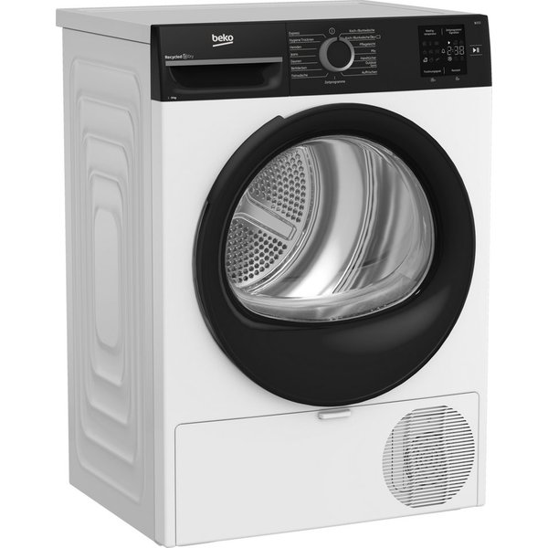 BEKO Wärmepumpentrockner BM3T39230W, 9 kg & Multifunktionsdisplay – Großhaushalt, volle Kontrolle