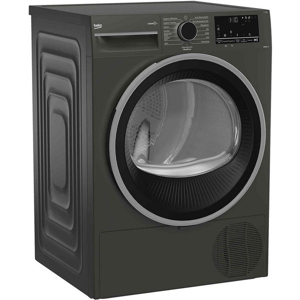BEKO Wärmepumpentrockner BMG5TD6821R, Trommelinnenbeleuchtung, Knitterschutz, Reversierende Trommel