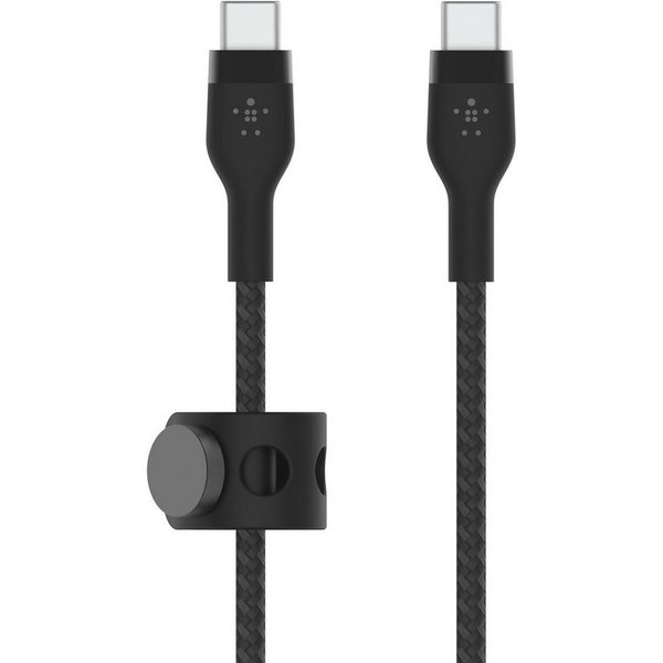 Belkin BoostCharge PRO Flex USB-C/USB-C Kabel bis 60W 2m USB-Kabel, USB Typ C, USB-C, (200 cm)