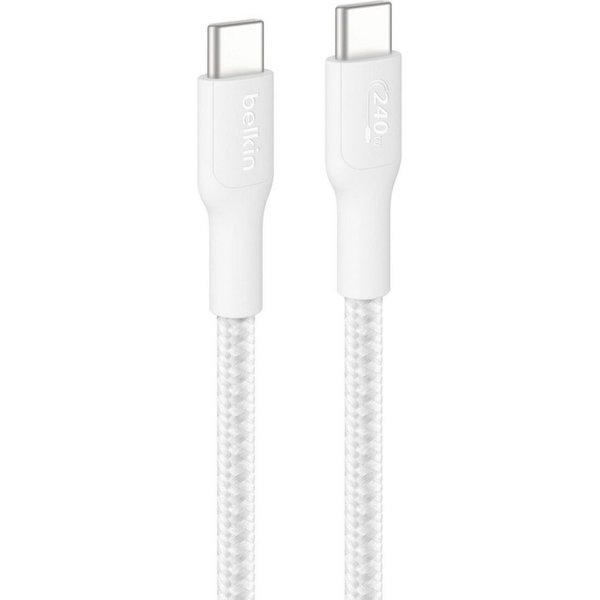 Belkin BoostCharge Pro geflochtenes USB-C-/USB-C-Kabel (240 W) USB-Kabel, USB-C, (300 cm)