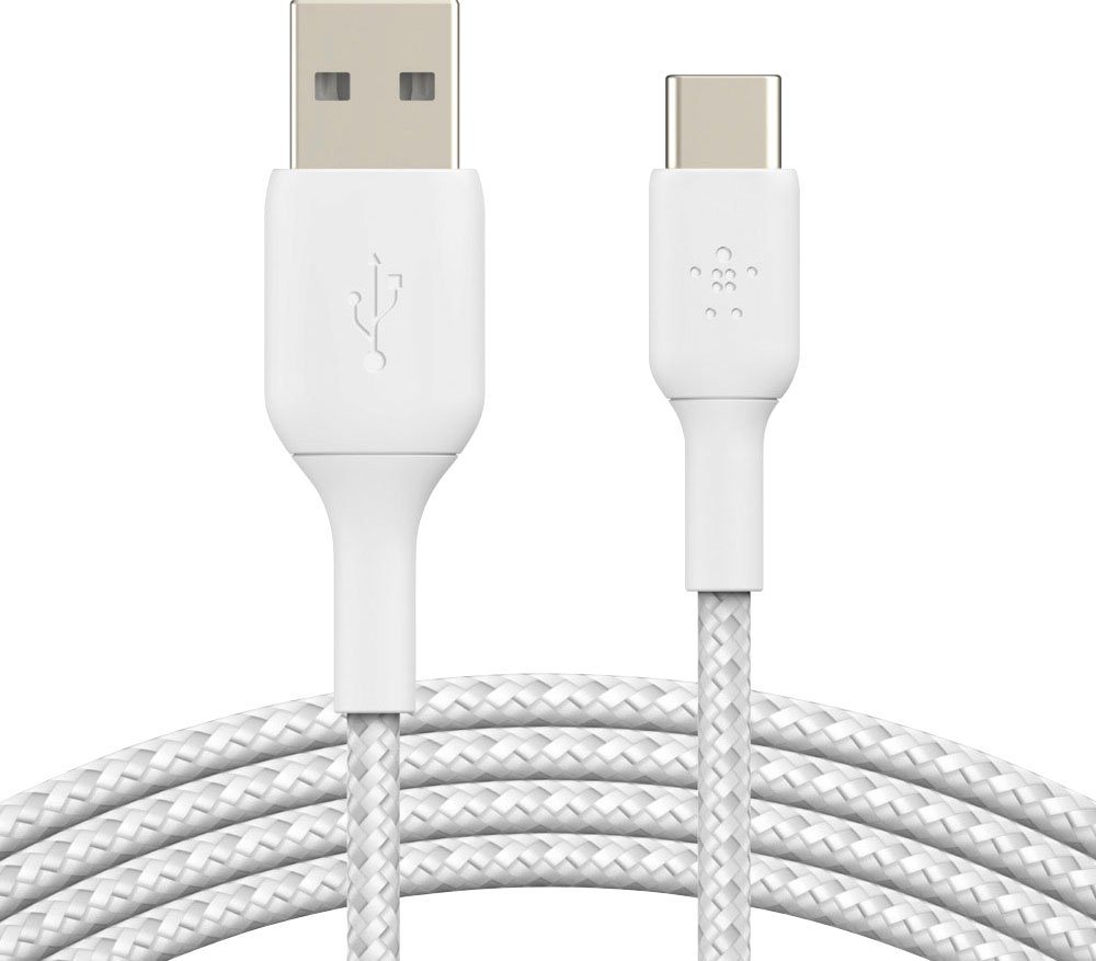 Belkin USB-C/USB-A Kabel ummantelt, 1m USB-Kabel, USB Typ A, USB-C (100 cm) – Bild 2 von 5