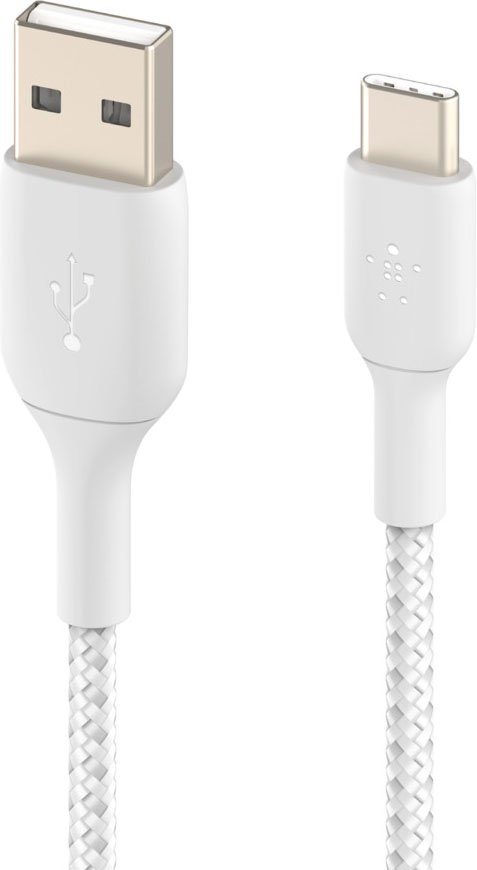 Belkin USB-C/USB-A Kabel ummantelt, 1m USB-Kabel, USB Typ A, USB-C (100 cm) – Bild 4 von 5