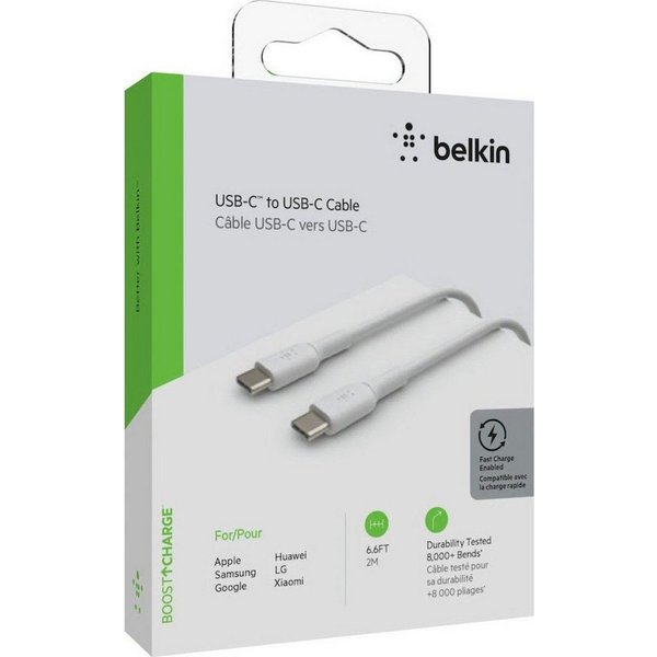Belkin USB-C/USB-C Kabel PVC, 2m USB-Kabel, USB-C, USB-C (200 cm)