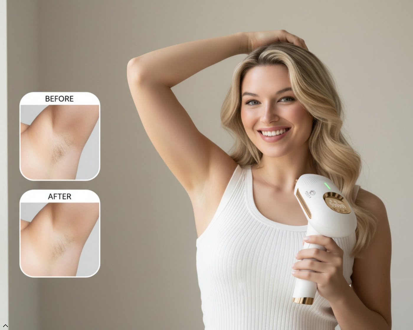 BELLABEAUTY IPL-Haarentferner IPL Laser, IPL Haarentfernungsgerät, Haarlosy, IPL mit Kühlfunktion, 999,999 Lichtimpulse, Laser für Frauen, Damengeschenk, Lumea  – Bild 2 von 5