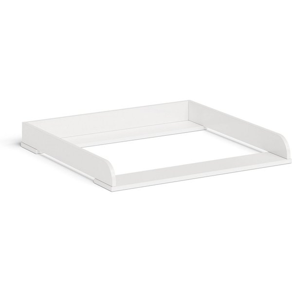 Bellabino Wickelaufsatz Oti, Wickeltischaufsatz, Aufsatz Wickeltisch in weiß, für IKEA Kommode Malm, Hemnes, Nordli