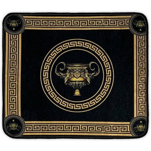 Belle Arti Badematte Luxus Badvorleger Duschvorleger Badteppich Antirutsch schwarz gold, rutschhemmend, antirutsch, fußbodenheizunggeeignet, strapazierfähig, ru
