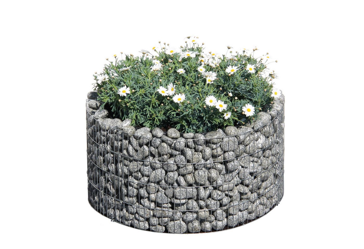 Bellissa Hochbeet Hochbeet Basic Steinkorb-Pflanzkübel Bausatz rund 81x40 cm Outdoor – Bild 5 von 5