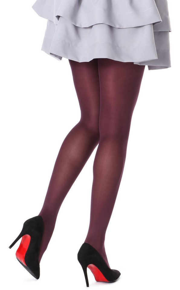 Bellivalini Strumpfhose Damen Strumpfhose Mikrofaser 60 DEN BLVFI1002 60 DEN (1 St) – Bild 4 von 5