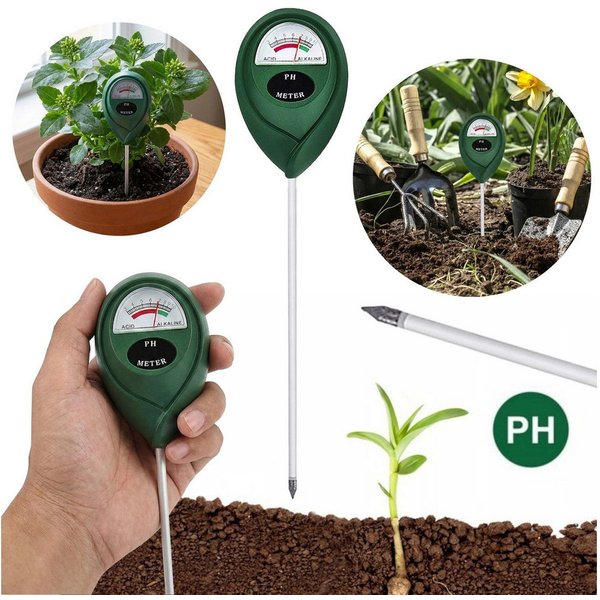 Bellushortus Bodentest Substrattester 26x6x4 cm, pH-Meter für Garten- und Topferde