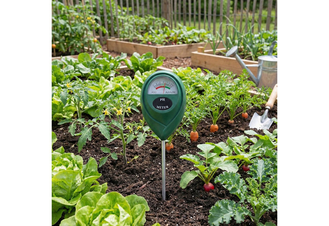 Bellushortus Bodentest Substrattester 26x6x4 cm, pH-Meter für Garten- und Topferde – Bild 5 von 5