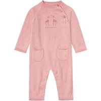BELLYBUTTON Baby Mädchen Jungen Strickoverall (Rosa, 68)