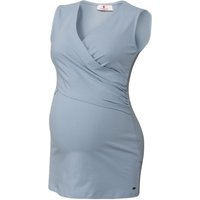 BELLYBUTTON Damen Umstands-T-Shirt/Top (Hellblau, 44)