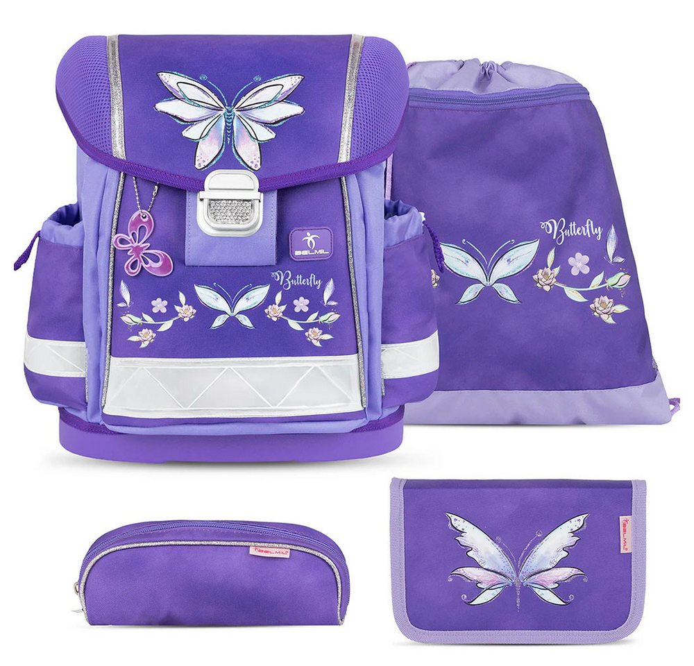 Belmil Schulranzen Set Classy 10-teilig 2026 Mädchen Starlight Wings Butterfly – Bild 2 von 5
