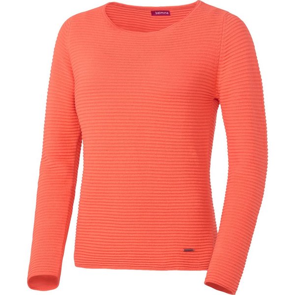 belmina Strickpullover Hochwertiger Baumwoll-Strick
