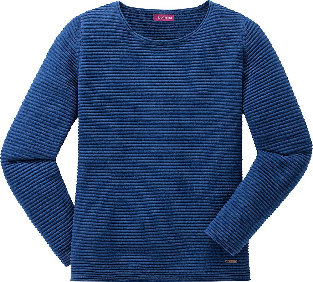 belmina Strickpullover Hochwertiger Baumwoll-Strick – Bild 5 von 5