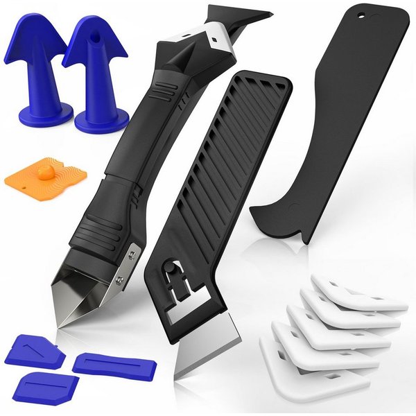 Belmique Multitool 15er Set Silikonentferner - Fugenentfernung und Erneuerung, (15 St)