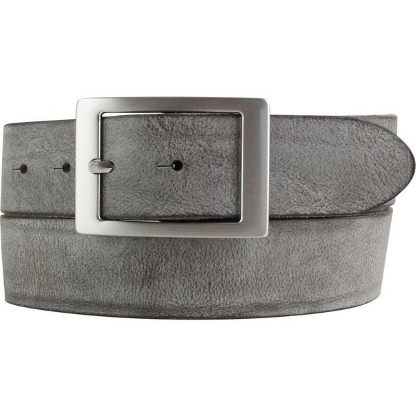 BELTINGER Ledergürtel Herren-Gürtel aus weichem Vollrindleder mit Doppel-Schnalle Vintage-Lo (1-St)