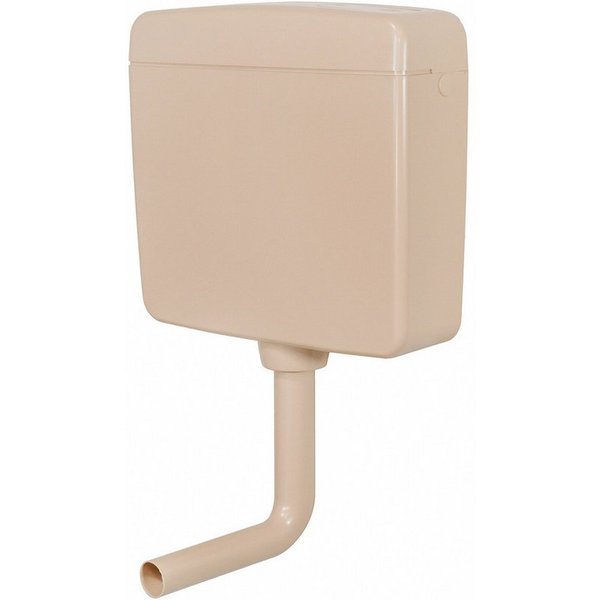 Belvit Spülkasten BV-AP6006, einzel, 1 St., Belvit Topazio Bahama Beige Spülkasten Aufputzspülkasten 3/9L