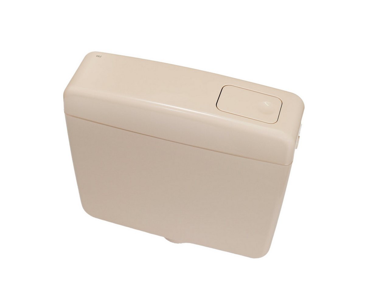 Belvit Spülkasten BV-AP6006, einzel, 1 St., Belvit Topazio Bahama Beige Spülkasten Aufputzspülkasten 3/9L – Bild 2 von 4