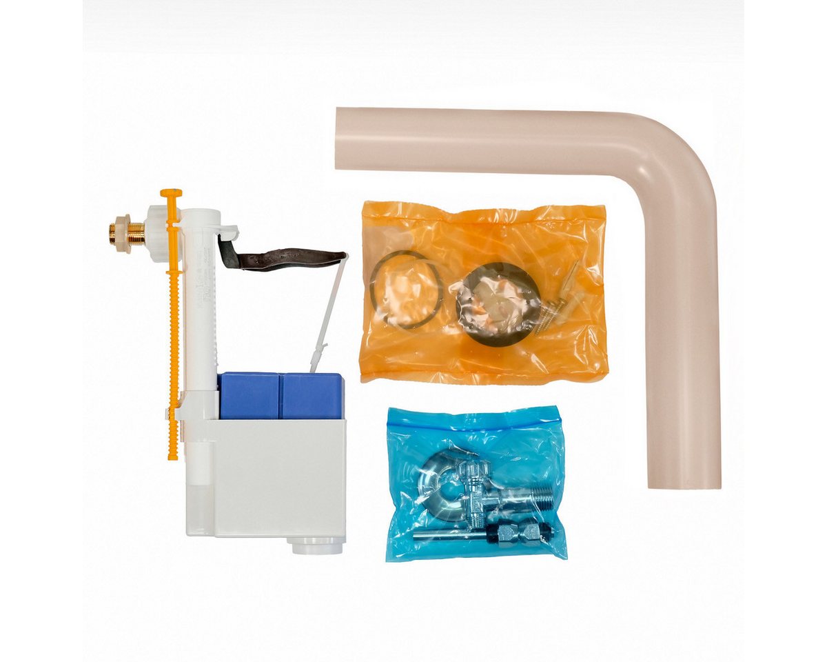 Belvit Spülkasten BV-AP6006, einzel, 1 St., Belvit Topazio Bahama Beige Spülkasten Aufputzspülkasten 3/9L – Bild 4 von 4