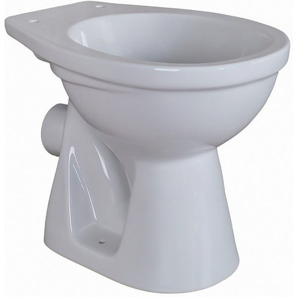 Belvit Tiefspül-WC BV-EW3002, Belvit Stand-WC Tiefspüler Abgang Wand Waagerecht Toilette WC