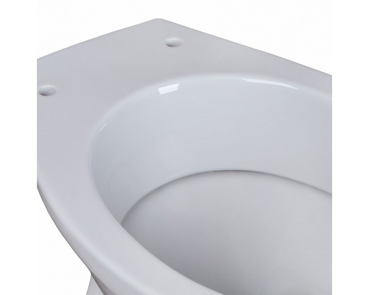 Belvit Tiefspül-WC BV-EW3002, Belvit Stand-WC Tiefspüler Abgang Wand Waagerecht Toilette WC – Bild 3 von 5