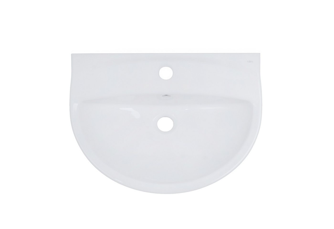 Belvit Waschbecken BV-WB8201 (einzel, 1-St), Belvit Tulpen Keramik Waschbecken 60cm – Bild 3 von 3