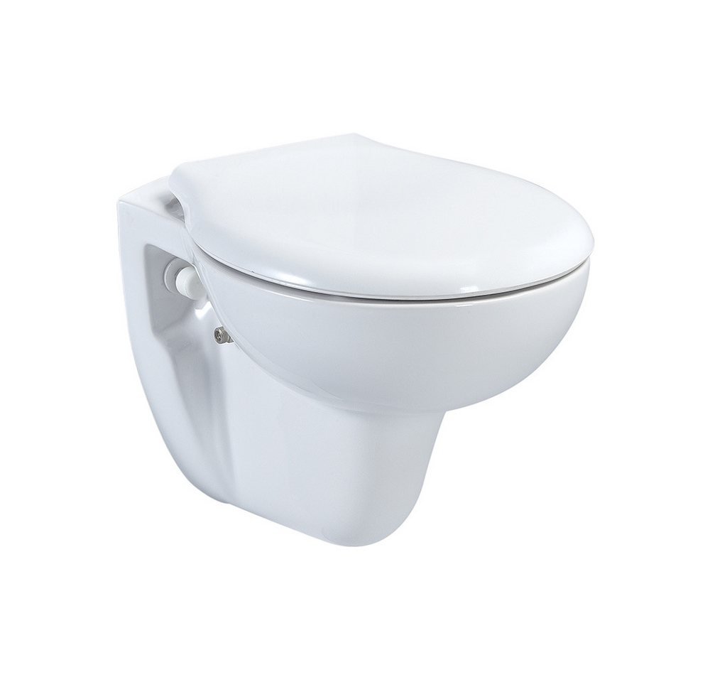 Belvit WC-Komplettset mit Vorwandelement, spülrandloses Taharet mit Softclose Deckel, (Spar-Set), Hygienedusche/Taharet – Bild 2 von 5