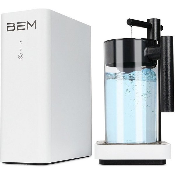 BEM Osmoseanlage Robin AllinOne kompakte Umkehrosmose Wasserfilter, Festanschluss-Anschluss, für gefiltertes Wasser, Wasserfilteranlage mit Sensor-Automatik ink