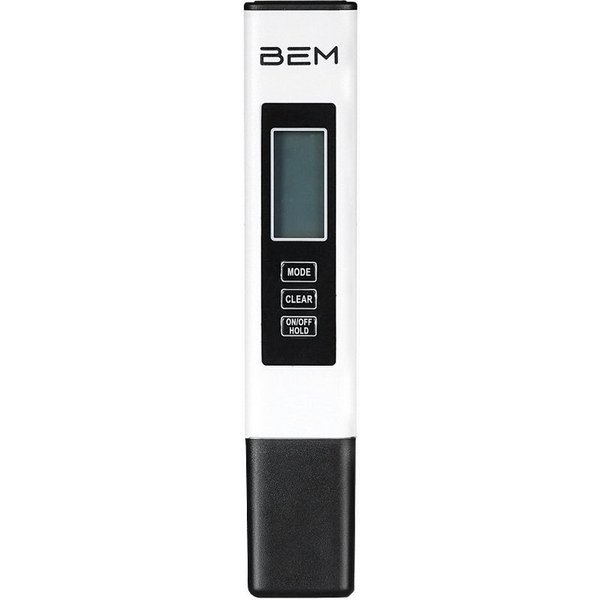 BEM Trinkwasser-Analysegerät Aqua Digitaler Wassertester A1 TDS/EC mit Signal, (Genauigkeit: ± 2%, 1-tlg), Haltefunktion Automatische Abschaltfunktion / Tempera