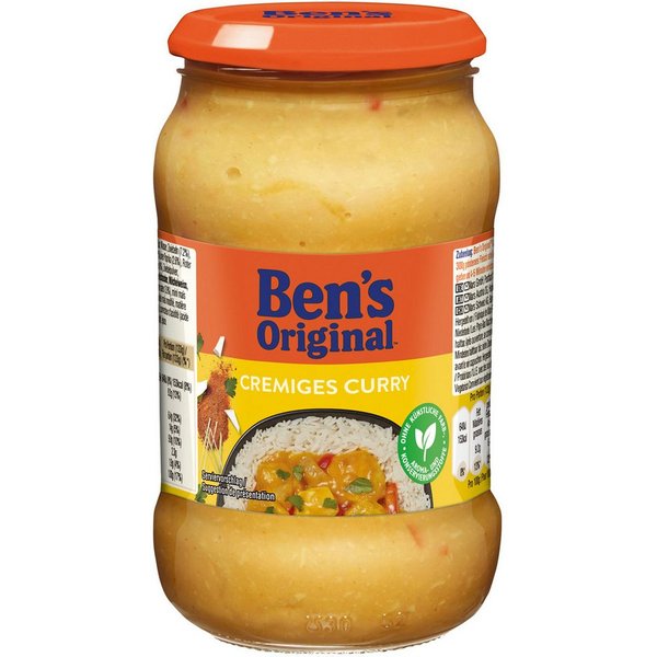 Ben's Original Saucen, Bens Original Sauce cremiges Curry mit feiner Kokosnuss 400g