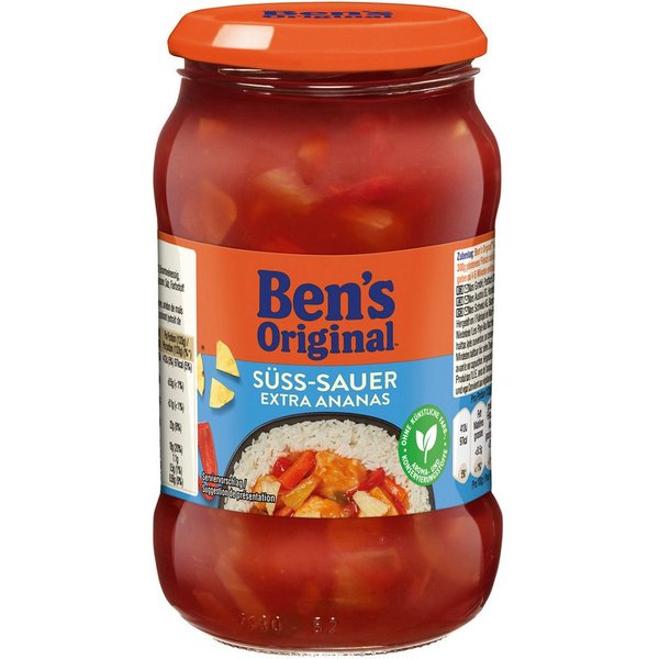 Ben's Original Saucen, Bens Original Sauce Süß Sauer Geschmack mit extra Ananas 400g